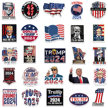 50pcs American Trump Stickers